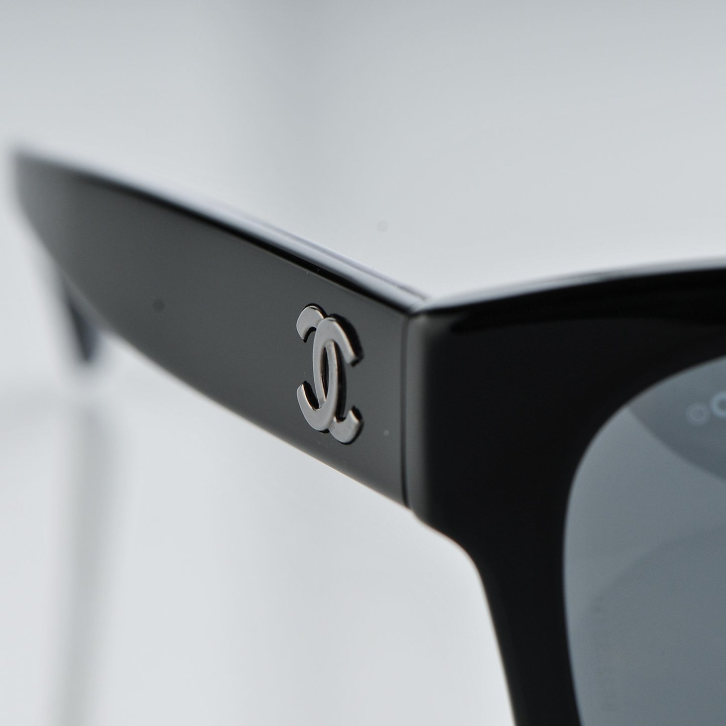 Acetate Square Sunglasses 5380 Black Blue