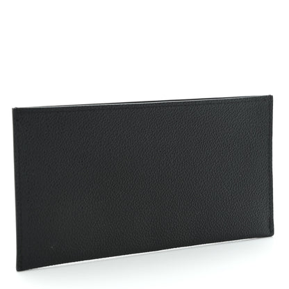 Louis Vuitton Calfskin Felicie Chain Wallet Card Holder Insert Black 3 of 8