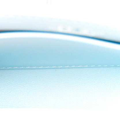 Chanel Caviar Quilted Nano Coco Handle Clutch With Chain Light Blue 5 of 11