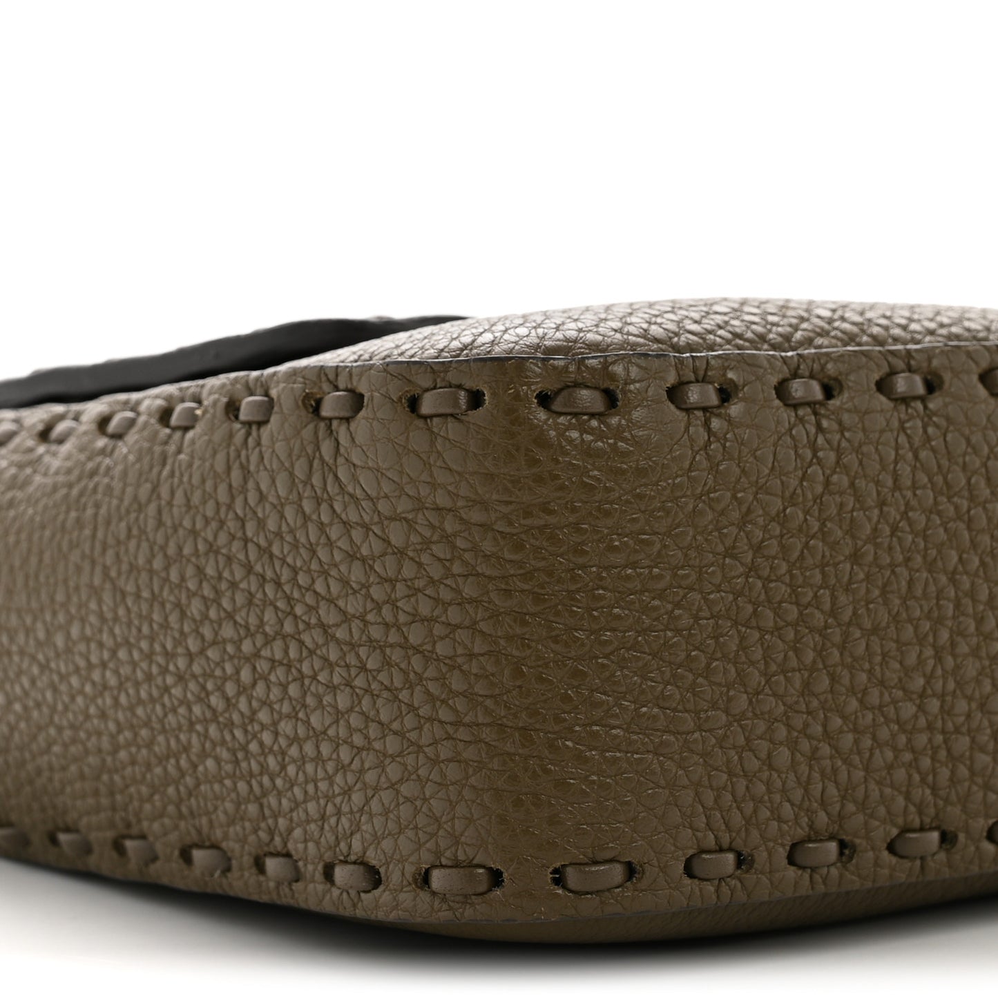 Cuoio Roma Sellerissima Nappa Sintetica Tape Stitch Baguette Wood