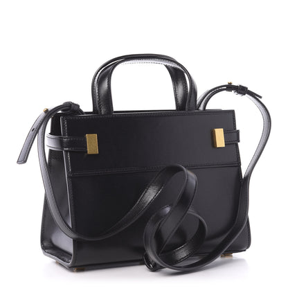 Saint Laurent Smooth Calfskin Manhattan Nano Shopper Tote Black 4 of 10