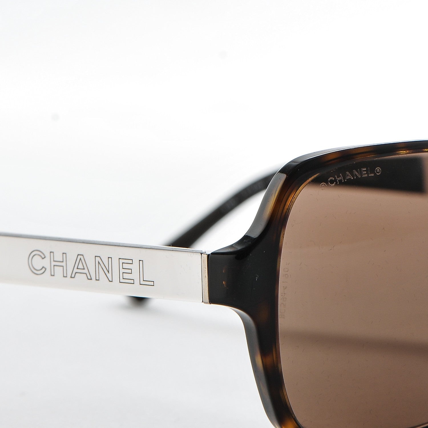 Chanel Oversized Square Miroir Collection Sunglasses 5168 Tortoise 6 of 6