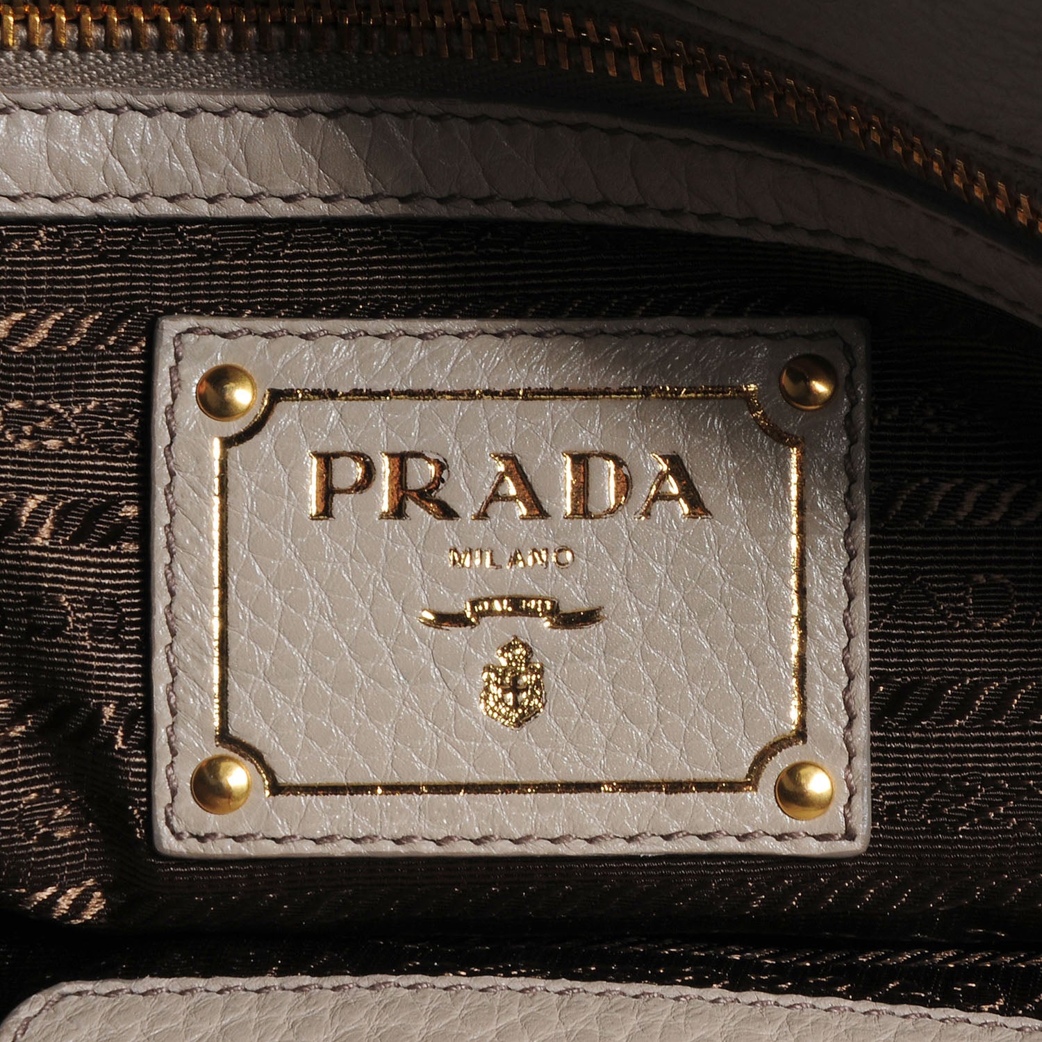 Prada Vitello Daino Tote Pomice 10 of 12