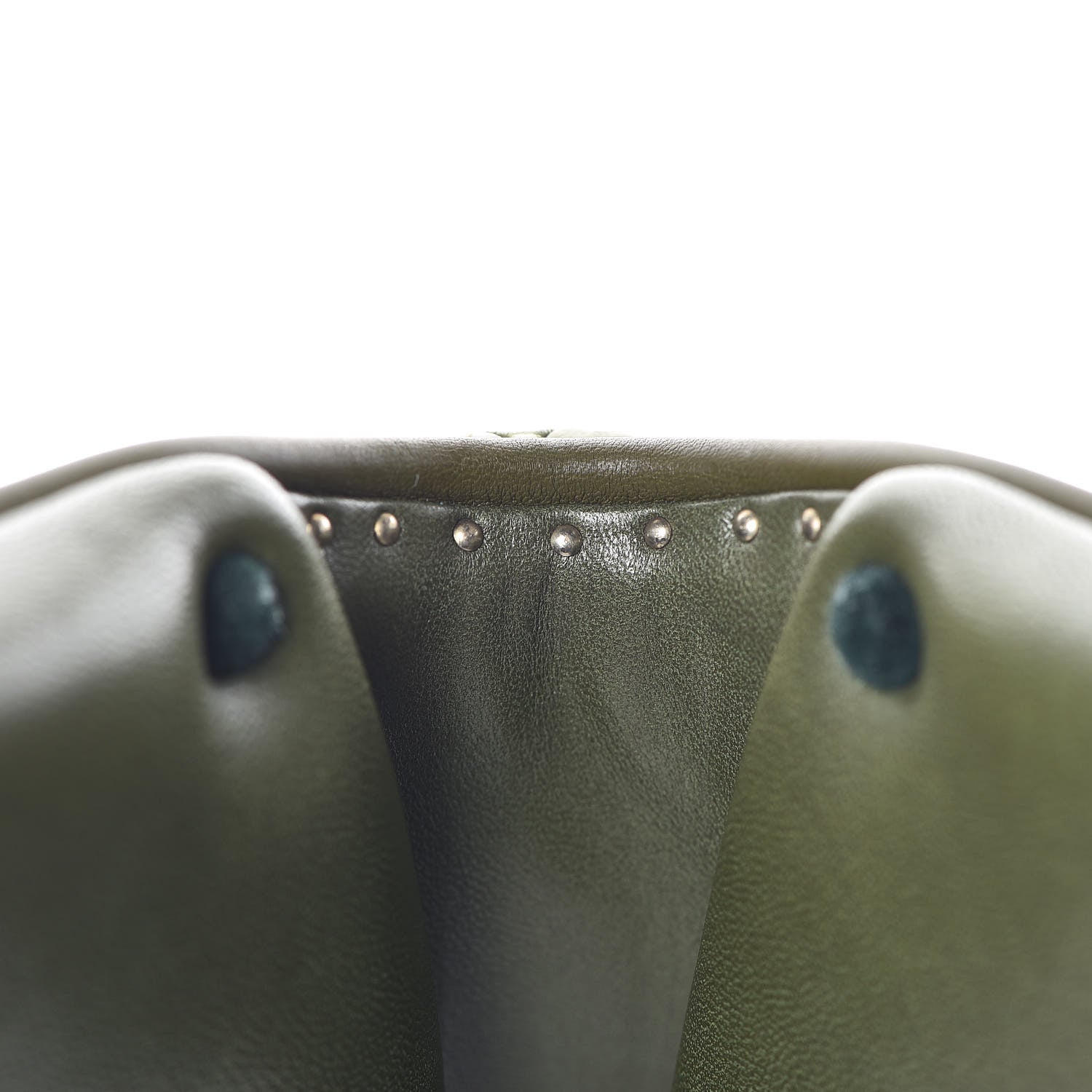 Hermes Crocodile Niloticus Ultra Soft Mini Steinkraus Saddle Vert Pelouse 19 of 34
