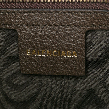 Gucci X BALENCIAGA BB Supreme Monogram Calfskin Web Small Jackie 1961 Hobo Beige Ebony 6 of 11