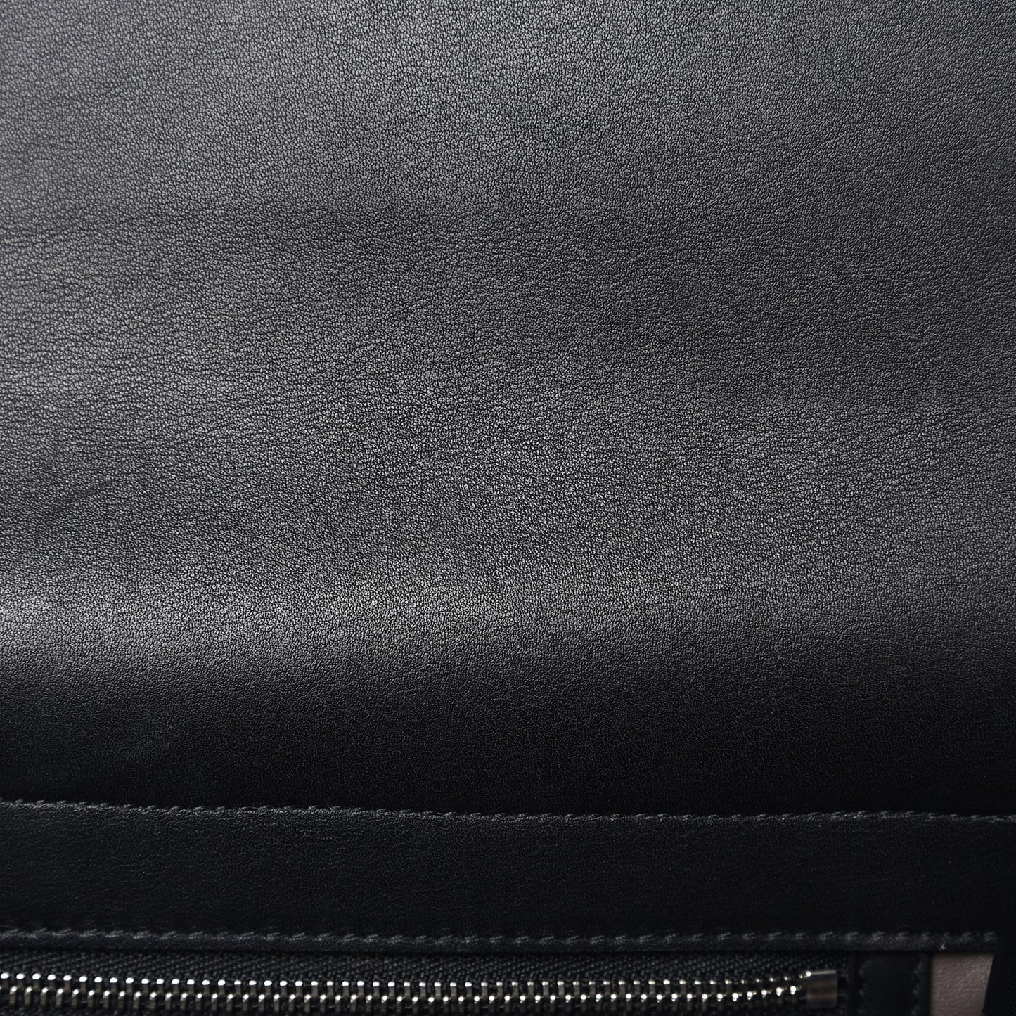 Moon Calfskin Medium Interlocking G Shoulder Bag Black
