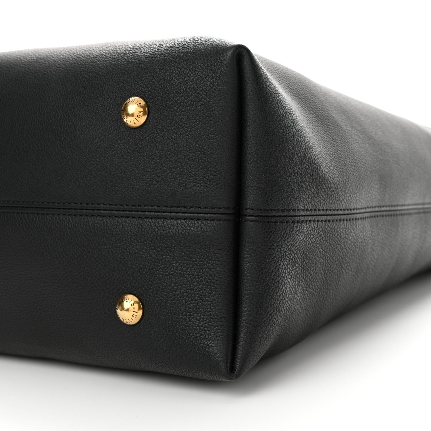 Louis Vuitton Grained Calfskin Low Key Hobo MM Black 10 of 11