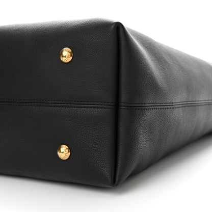 Louis Vuitton Grained Calfskin Low Key Hobo MM Black 10 of 11