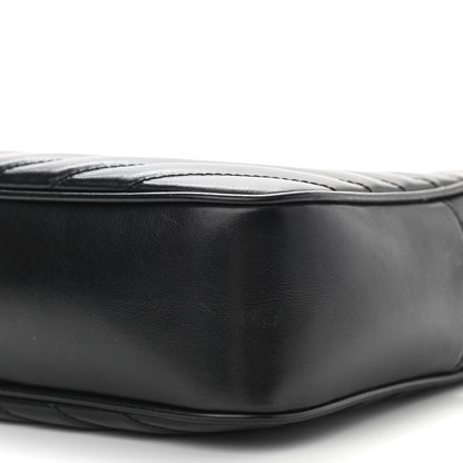 Saint Laurent Calfskin Matelasse Monogram Lou Camera Bag Black 6 of 10