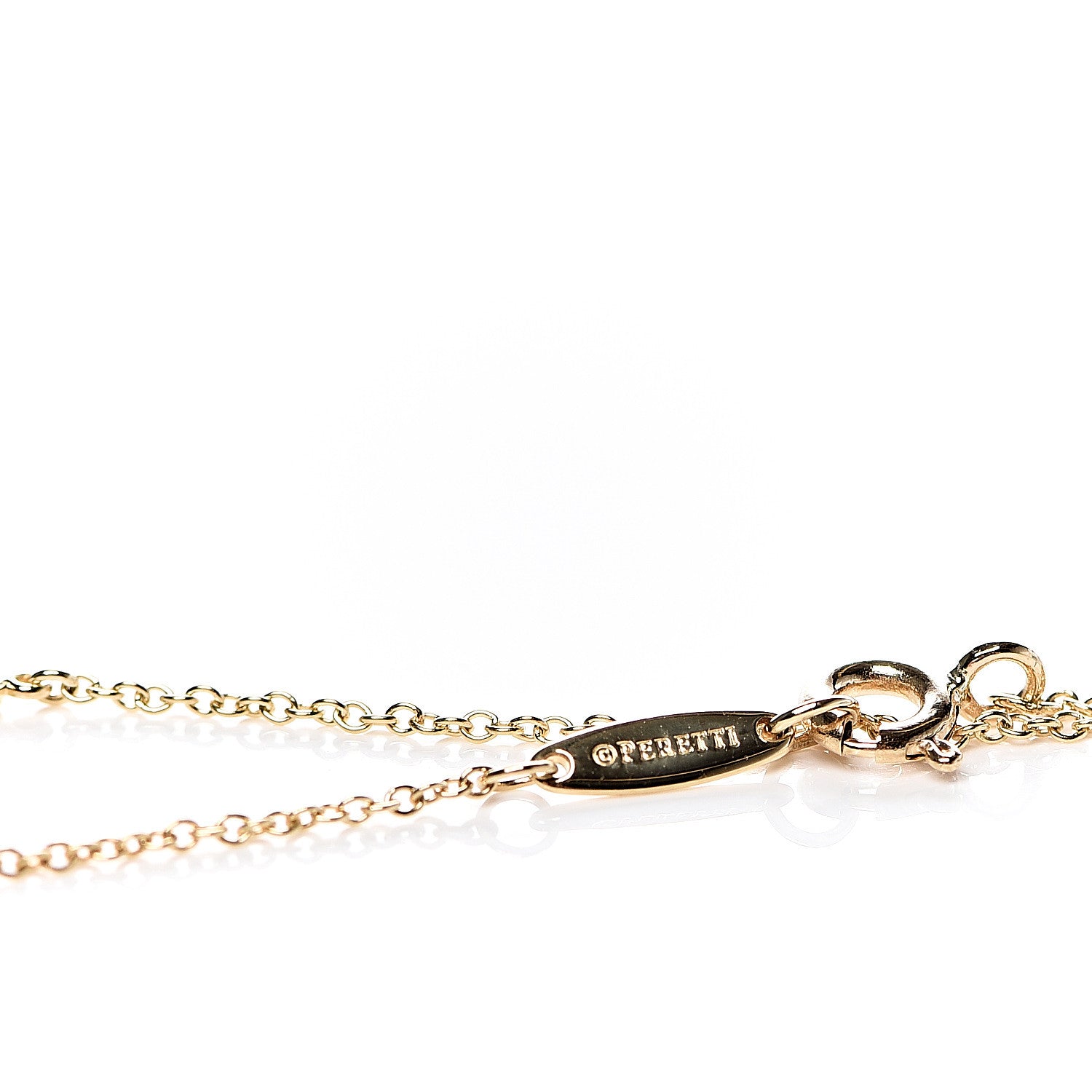 Tiffany 18K Yellow Gold Diamond .08ct Elsa Peretti Diamonds by the Yard Bracelet 3 of 5