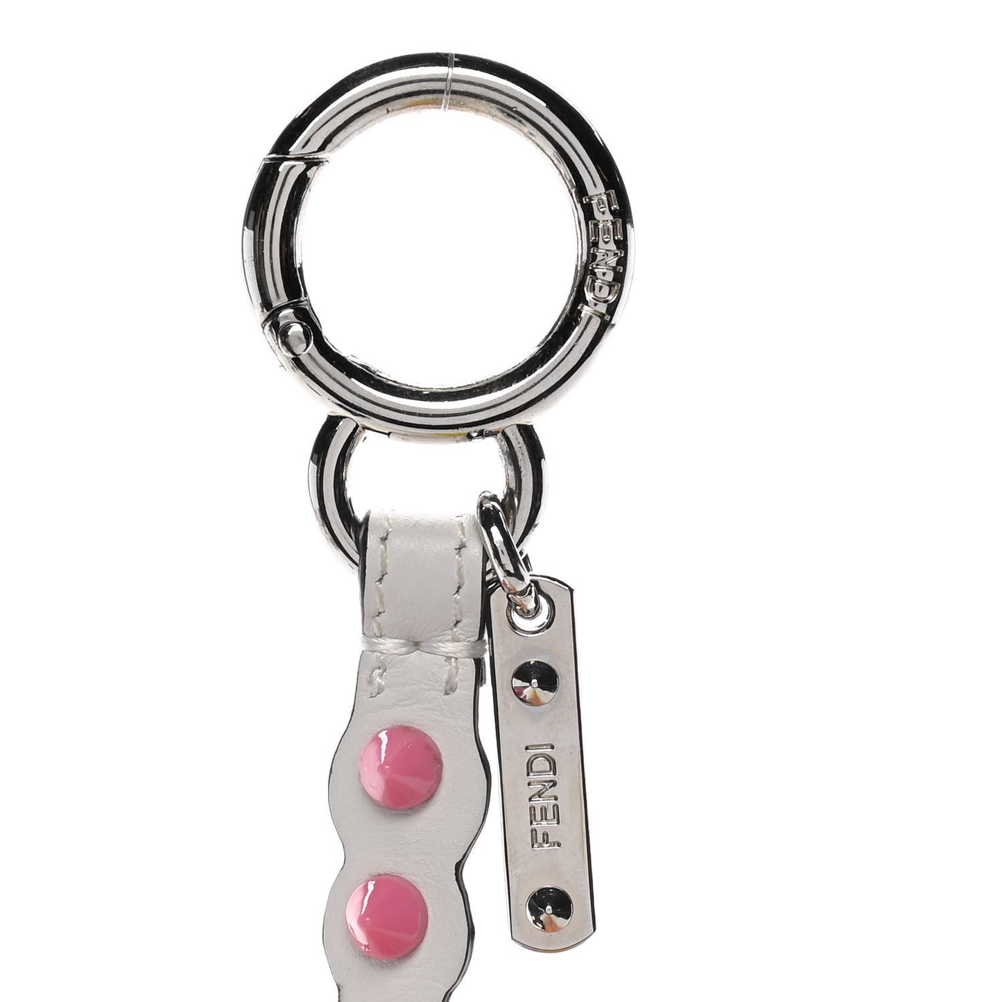 Mink Fur Calfskin Fun Fair Bag Charm Multicolor