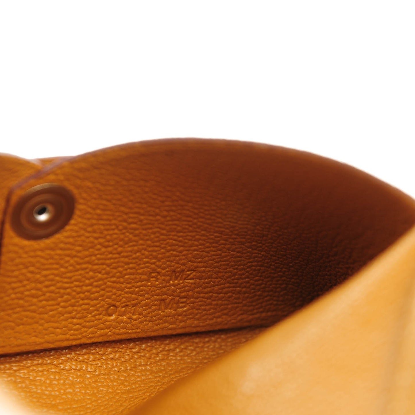 Chevre Mysore Calvi Card Case Moutarde