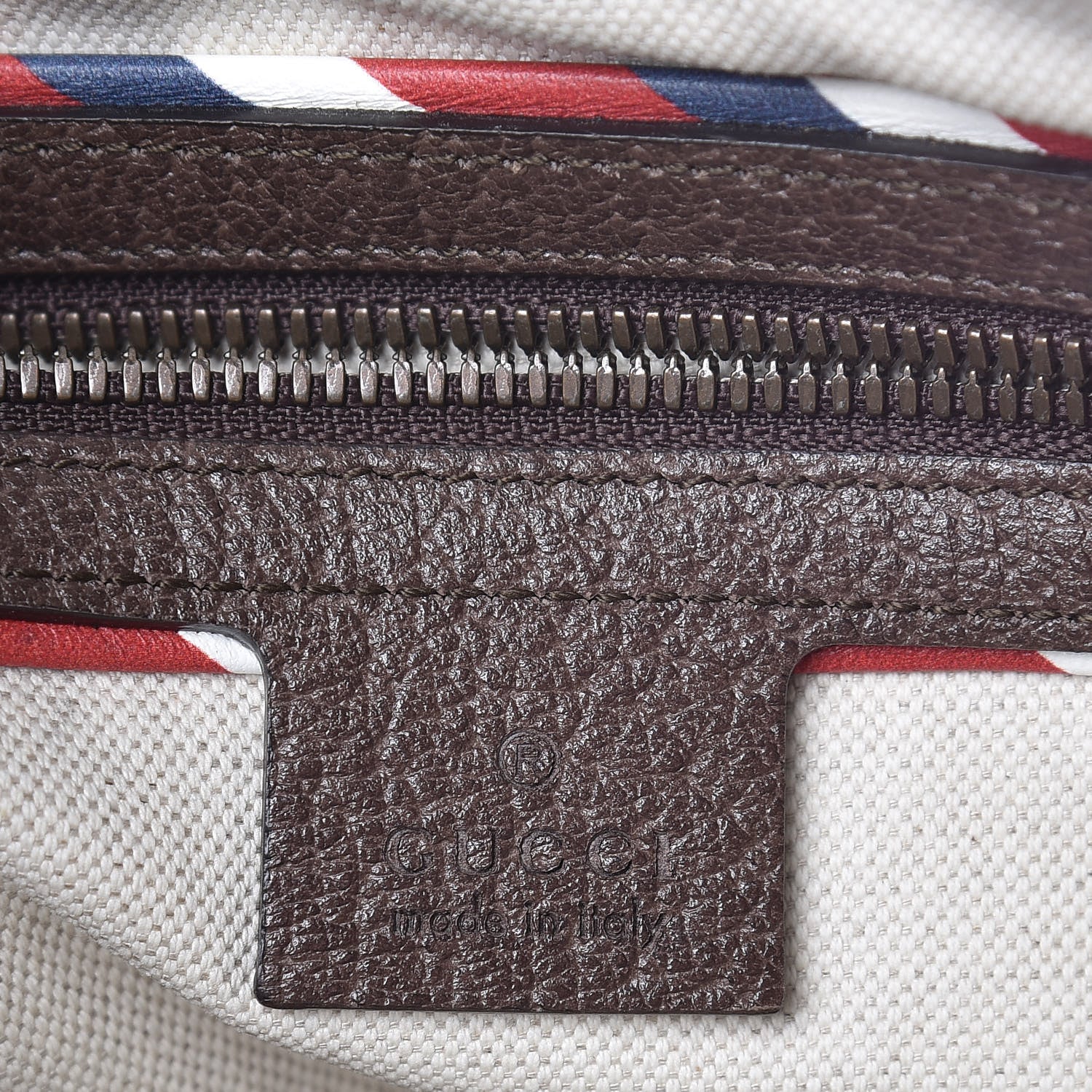 Gucci Soft GG Supreme Monogram Courrier Web Medium Flat Messenger Bag Beige New Acero Multicolor 6 of 10