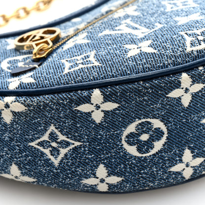 Louis Vuitton Monogram Jacquard Denim Loop Bleu 8 of 9
