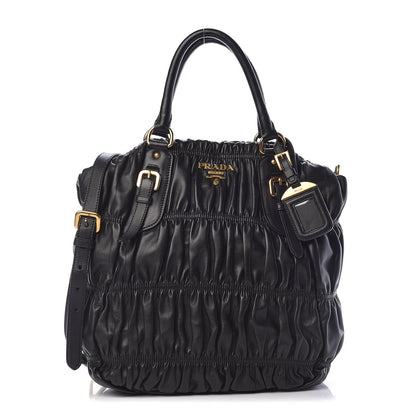 Prada Nappa Gaufre Antik Tote Black 1 of 10
