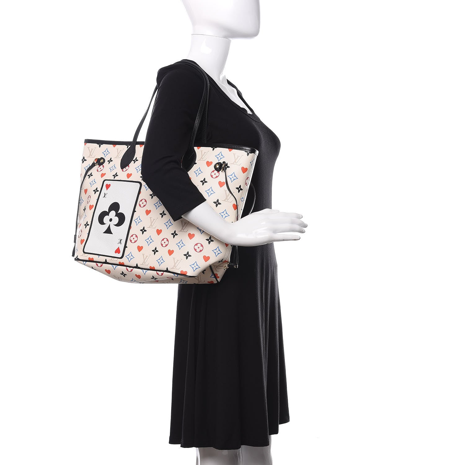 Louis Vuitton Game On Neverfull MM White 2 of 11