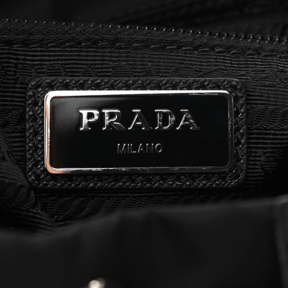 Prada Tessuto Nylon Saffiano Vela Quilted Backpack Black 6 of 9