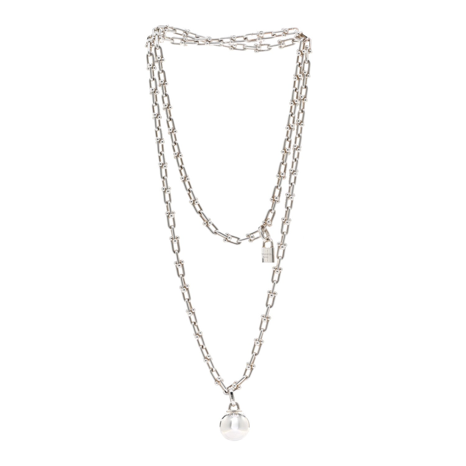 Tiffany Sterling Silver HardWear Wrap Necklace 3 of 4