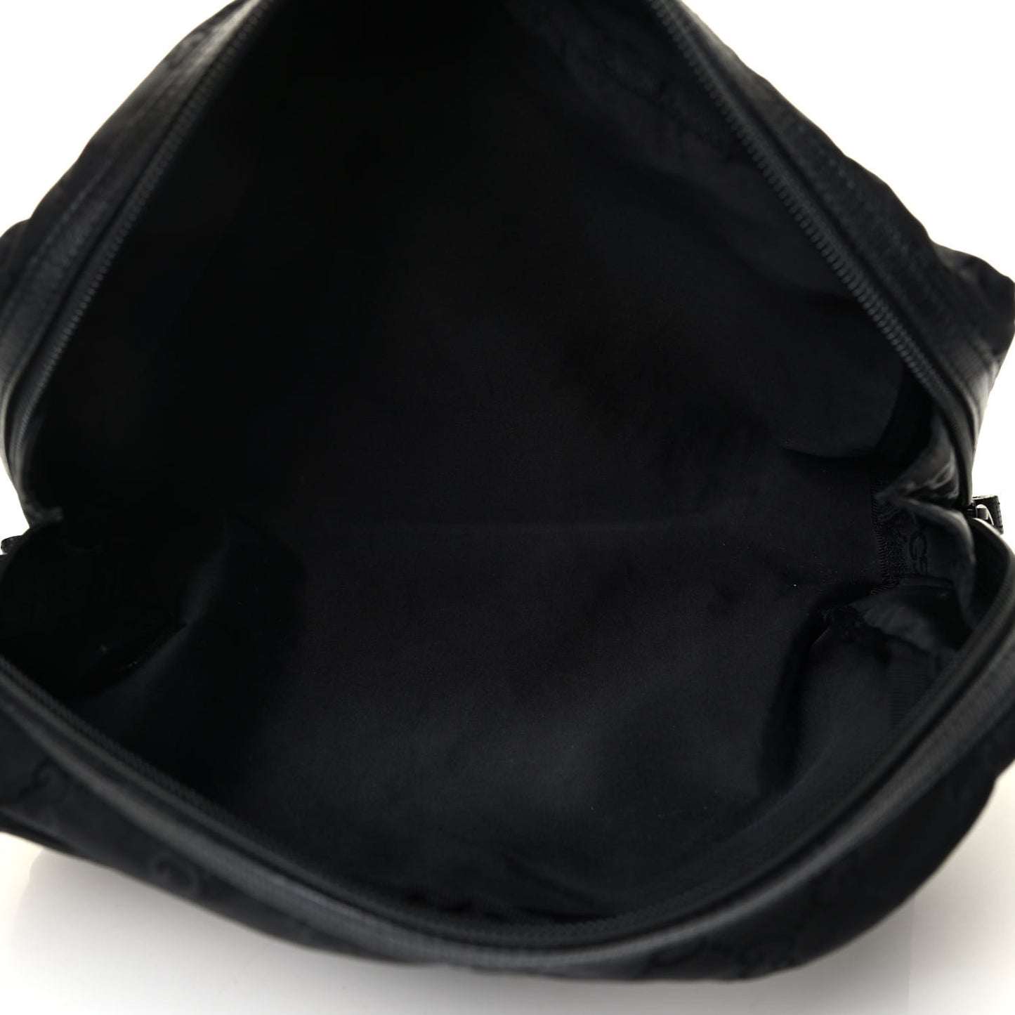 Nylon Monogram Cosmetic Case Black