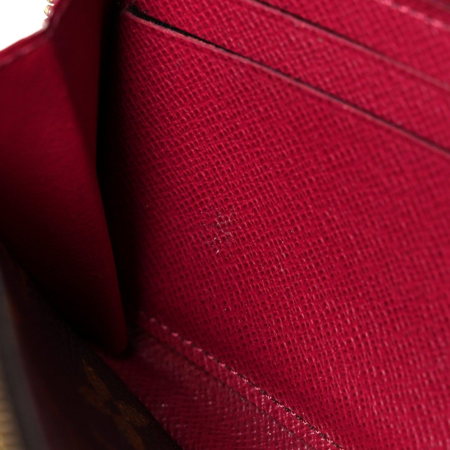 Monogram Clemence Wallet Fuchsia