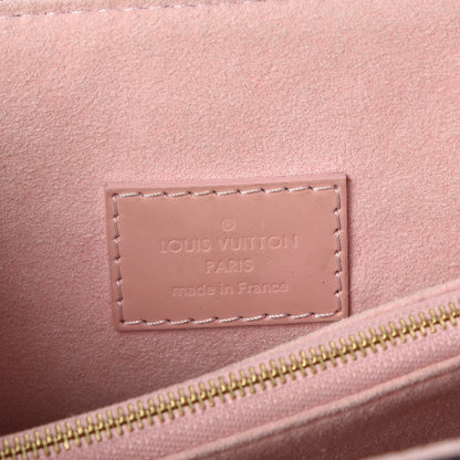 Louis Vuitton Damier Ebene Caissa Clutch Rose Ballerine 6 of 7