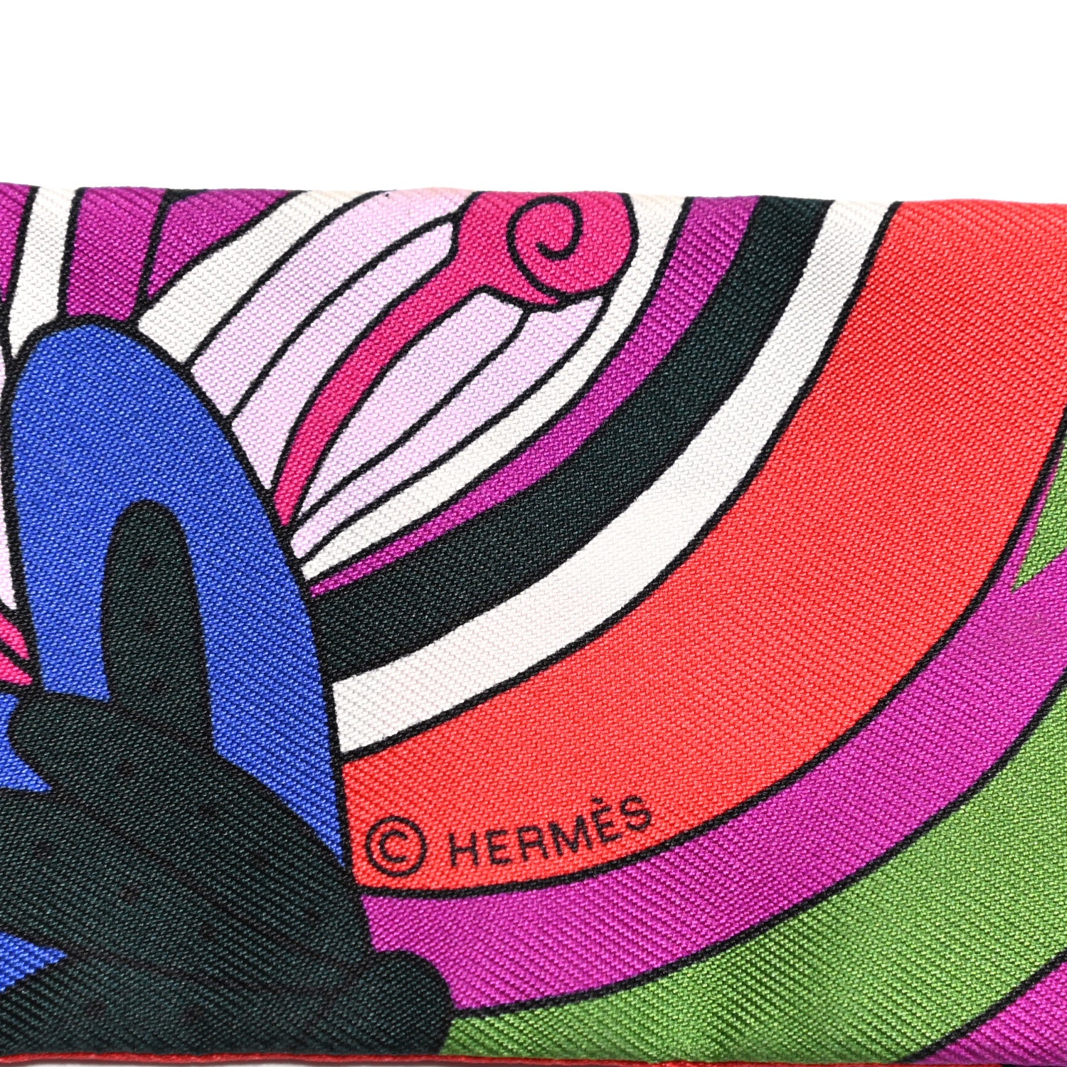 Hermes Silk Le Jardin de la Maharani Twilly 3 of 3