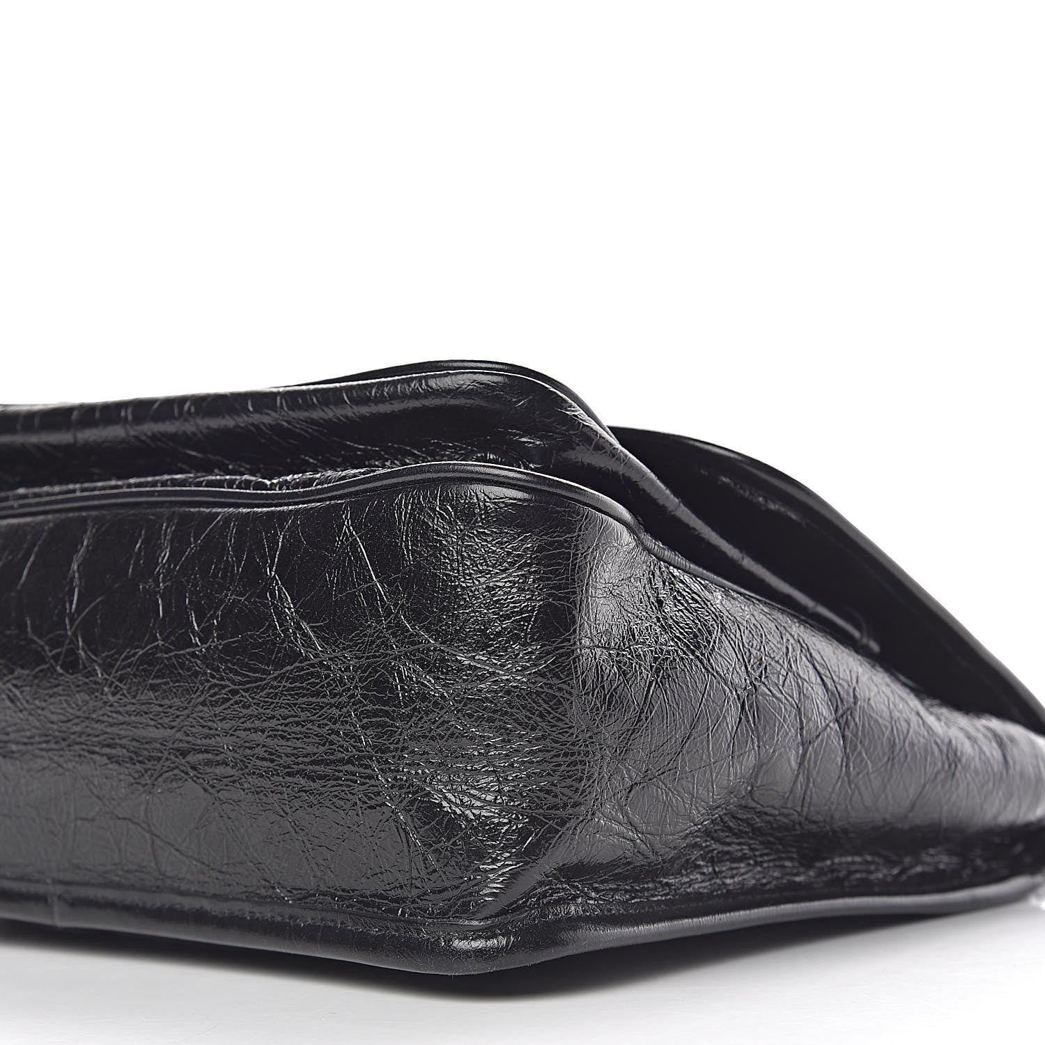 Saint Laurent Crinkled Calfskin Matelasse Monogram Medium Niki Chain Satchel Black 11 of 12
