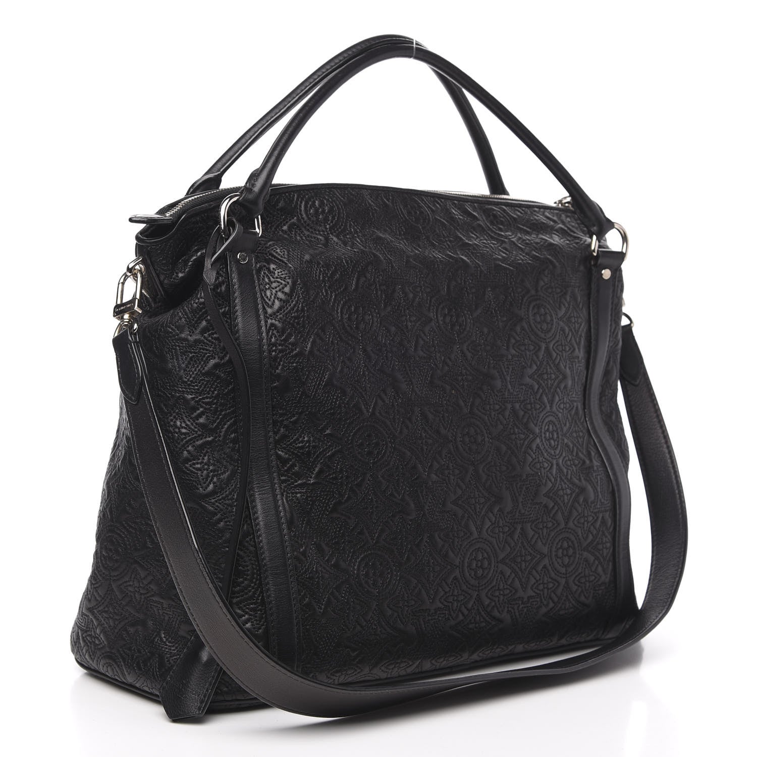 Louis Vuitton Monogram Lambskin Antheia Ixia MM Black 4 of 11