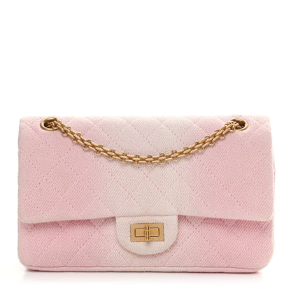 Chanel Ombre Denim Quilted 2.55 Reissue 225 Flap Pink 1 of 14
