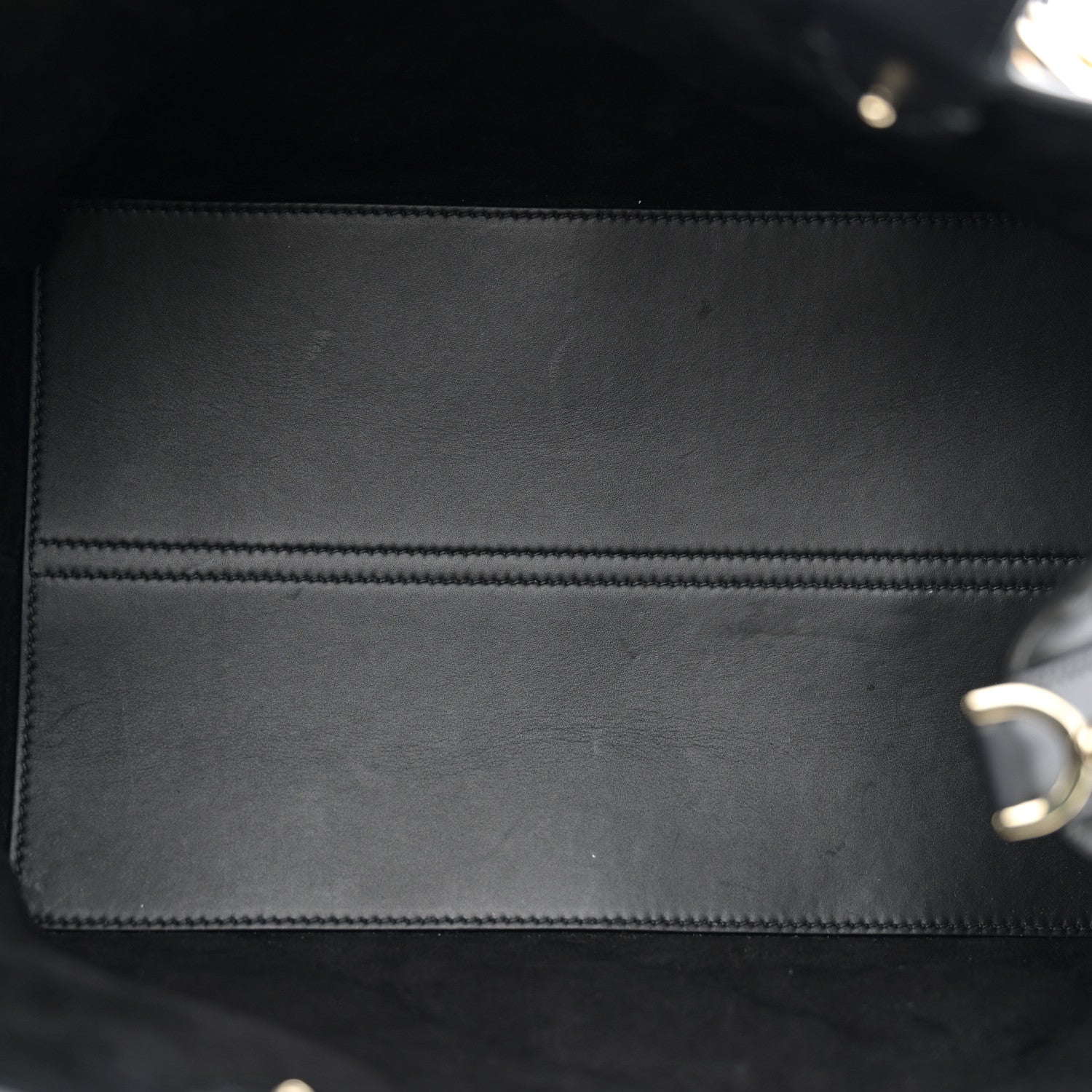 Christian Dior Calfskin Macrocannage Medium Toujours Black 6 of 11