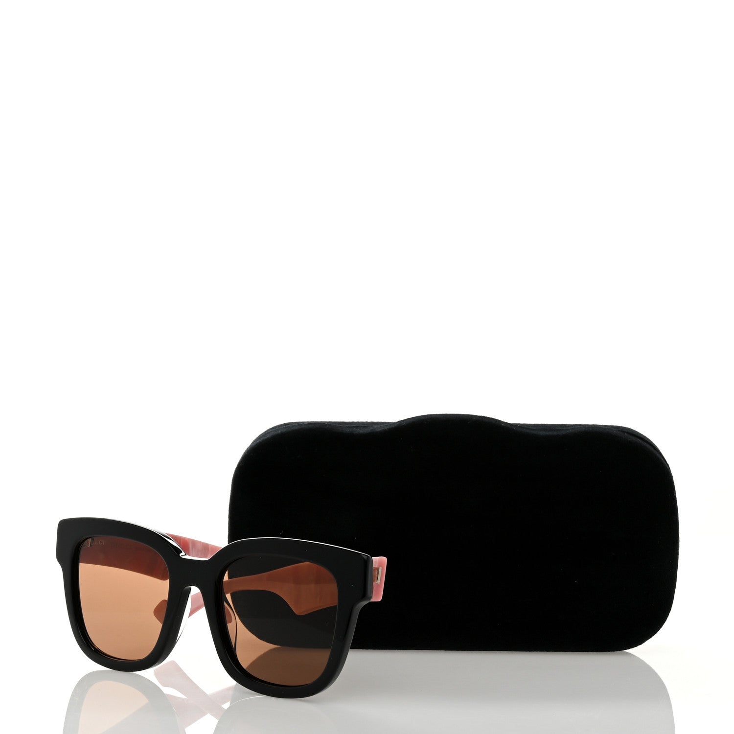 Gucci Rectangle 52mm Frame Sunglasses GG0998/S Black Pink 8 of 8