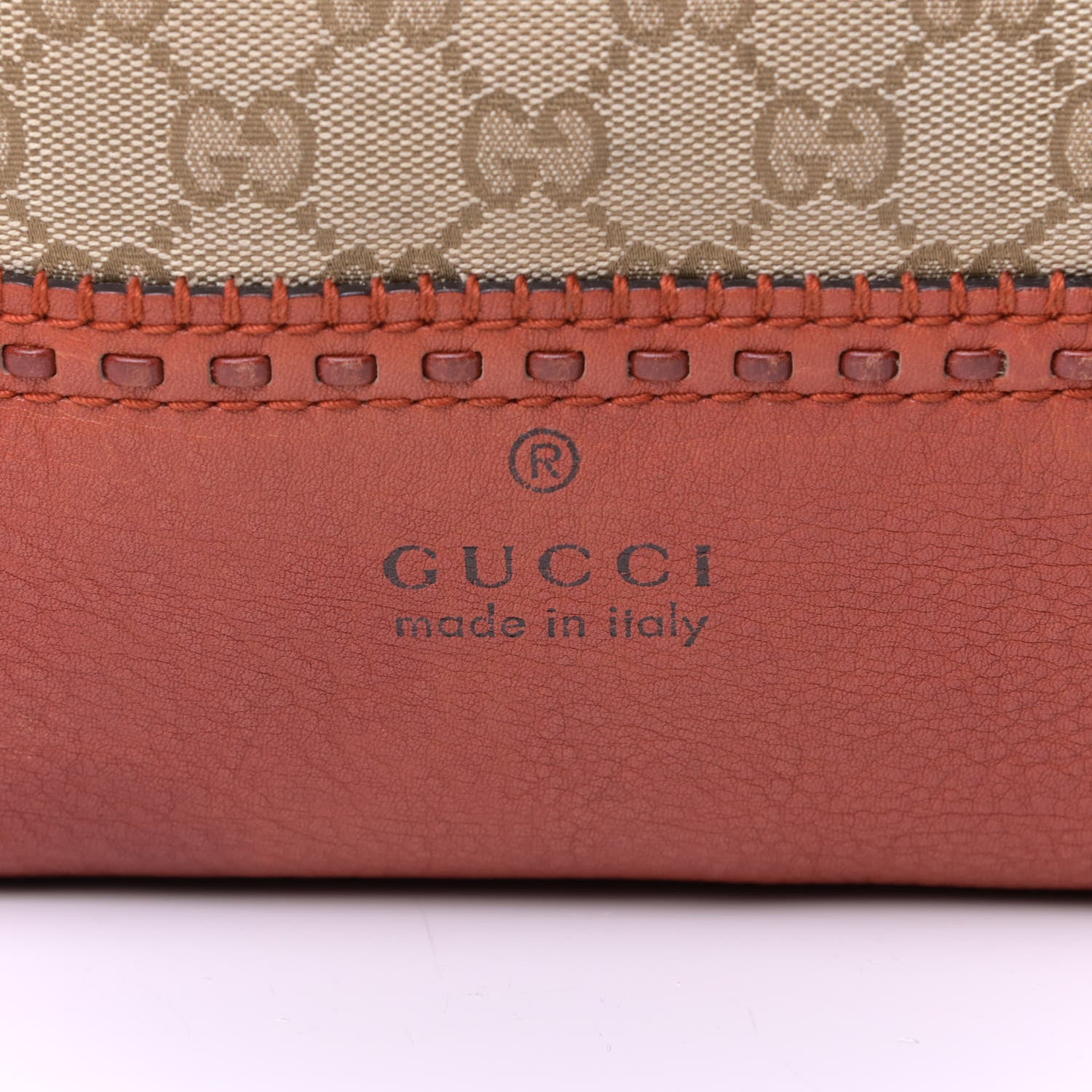 Gucci Monogram Medium Laidback Crafty Tote Orange 10 of 13