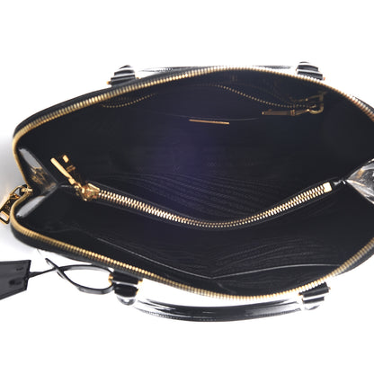 Prada Spazzolato Medium Promenade Tote Black 5 of 10