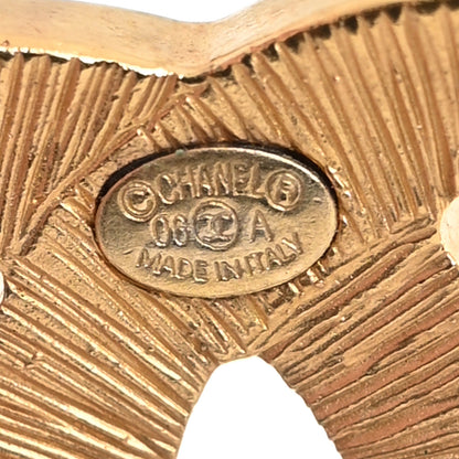 Chanel Pearl Crystal CC Bird Cage Multi Strand Long Necklace Gold 3 of 6