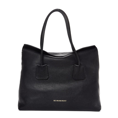 Burberry London Grainy Calfskin Medium Baynard Tote Black 1 of 7