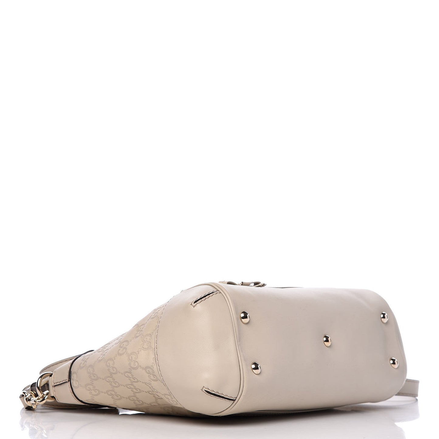 Guccissima Mayfair Top Handle Satchel Off White