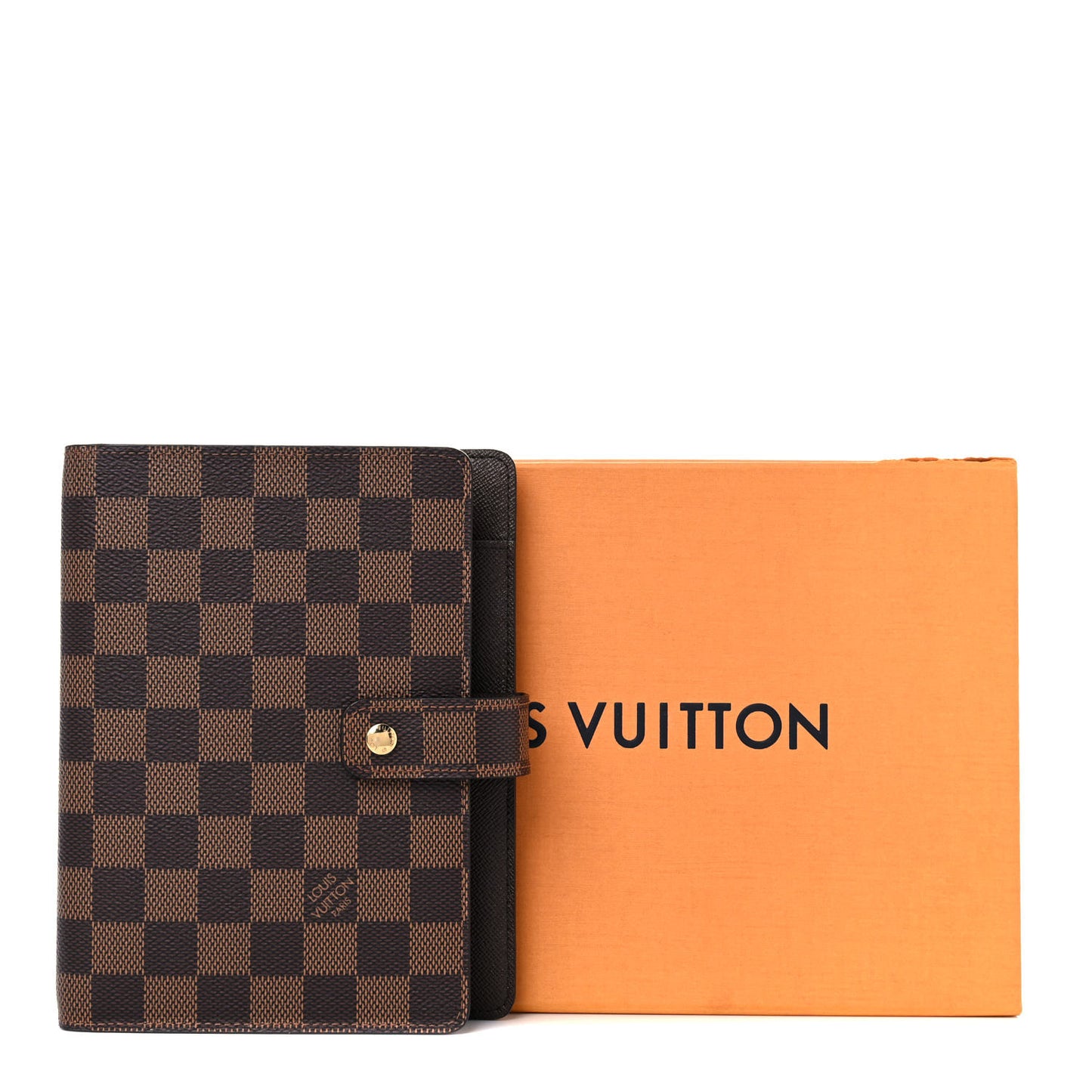 Damier Ebene Medium Ring Agenda Cover