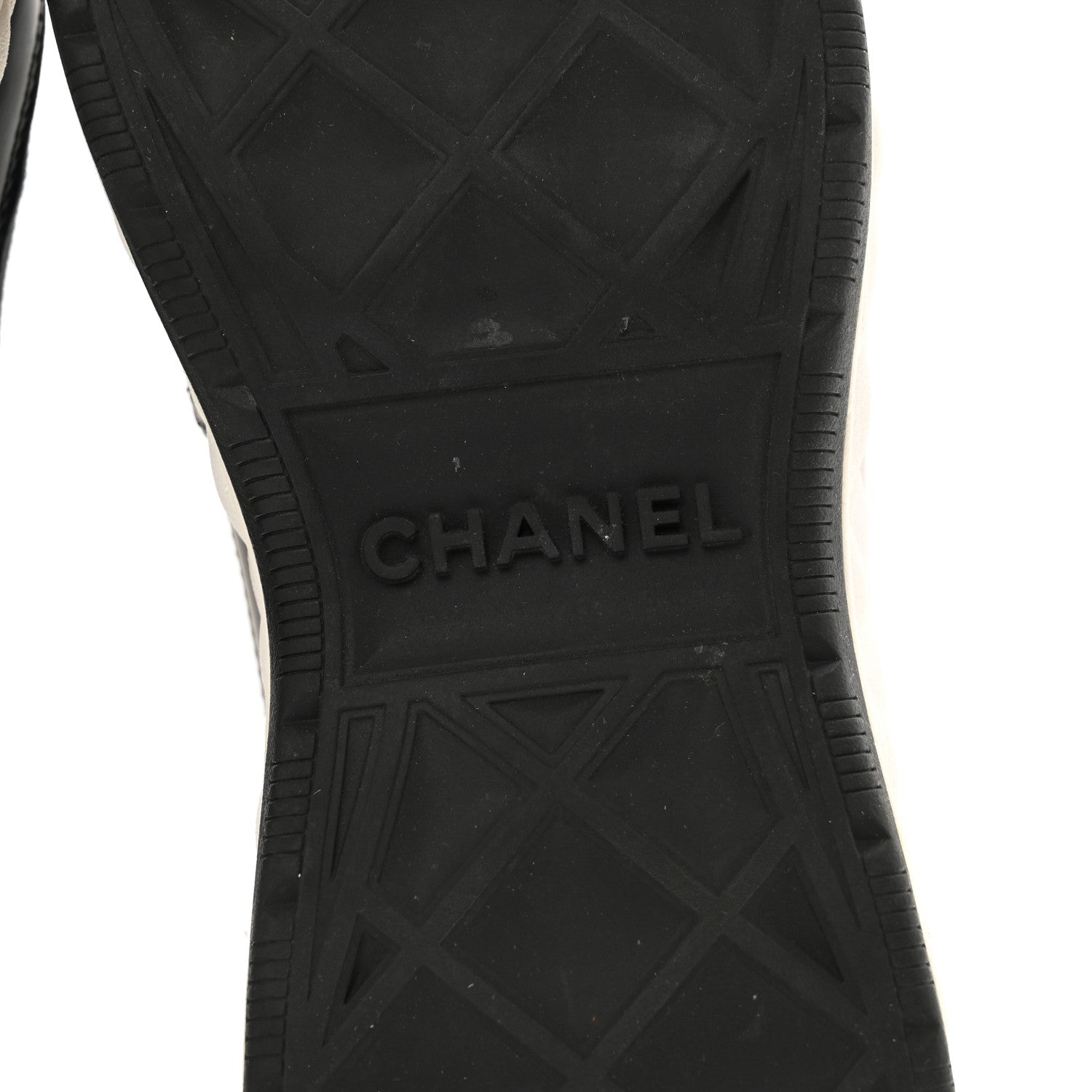Chanel Velvet Calfskin Mixed Fibers CC Sneakers 36.5 Black 6 of 10