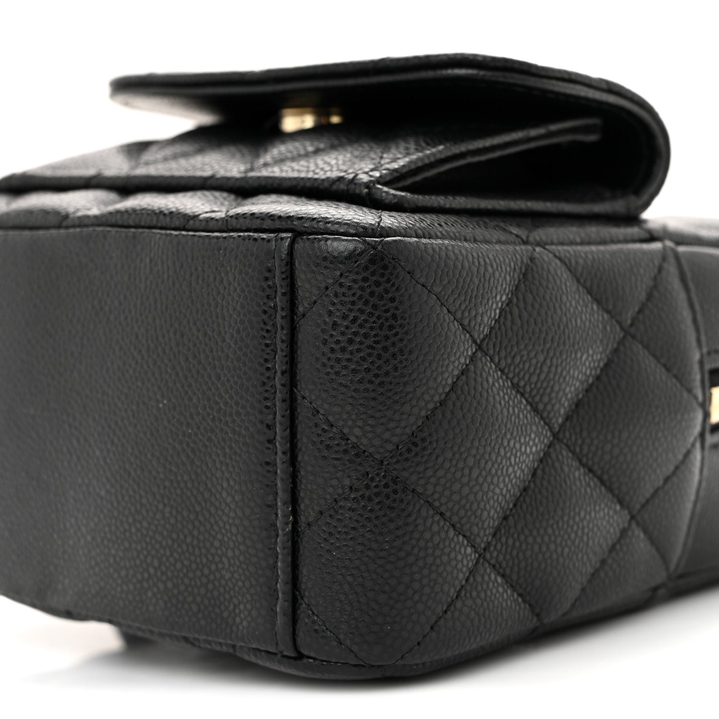 Caviar Quilted CC Mini Classic Backpack Black