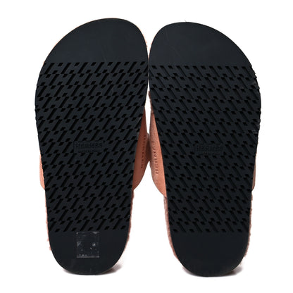Hermes Suede Goatskin Woolskin Womens Chypre Sandals 36 Rose Aube 5 of 9