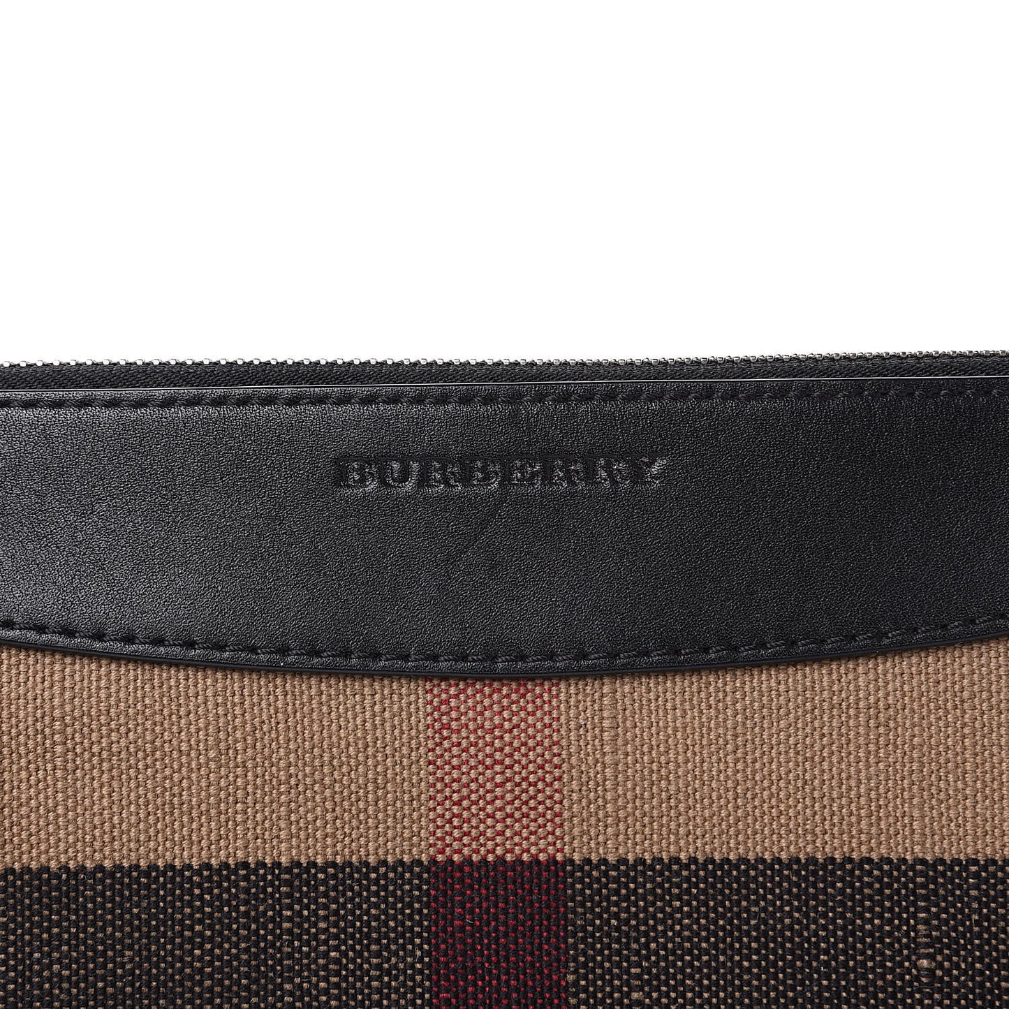 Mega Check Peyton Crossbody Clutch Bag Black