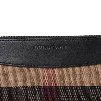 Burberry Mega Check Peyton Crossbody Clutch Bag Black 8 of 11