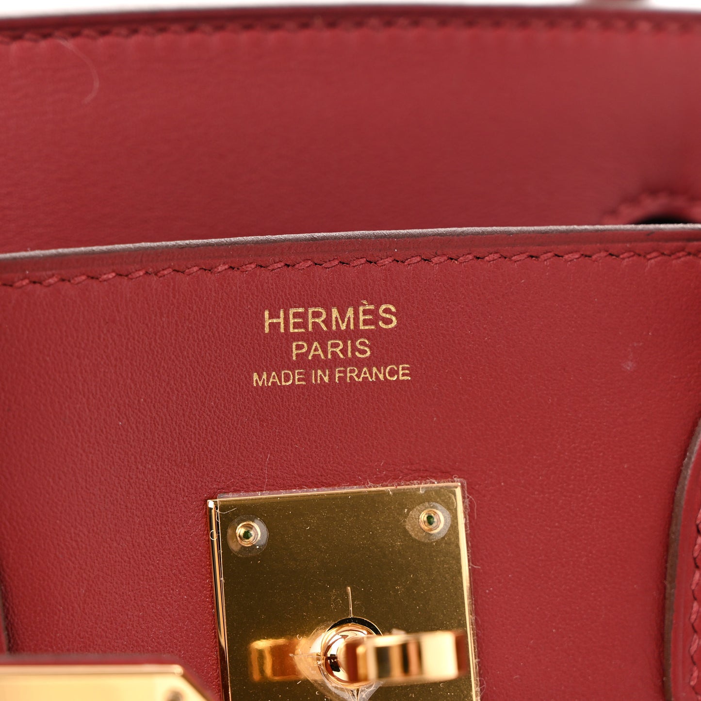 Veau Jonathan Birkin 30 Rouge Vif