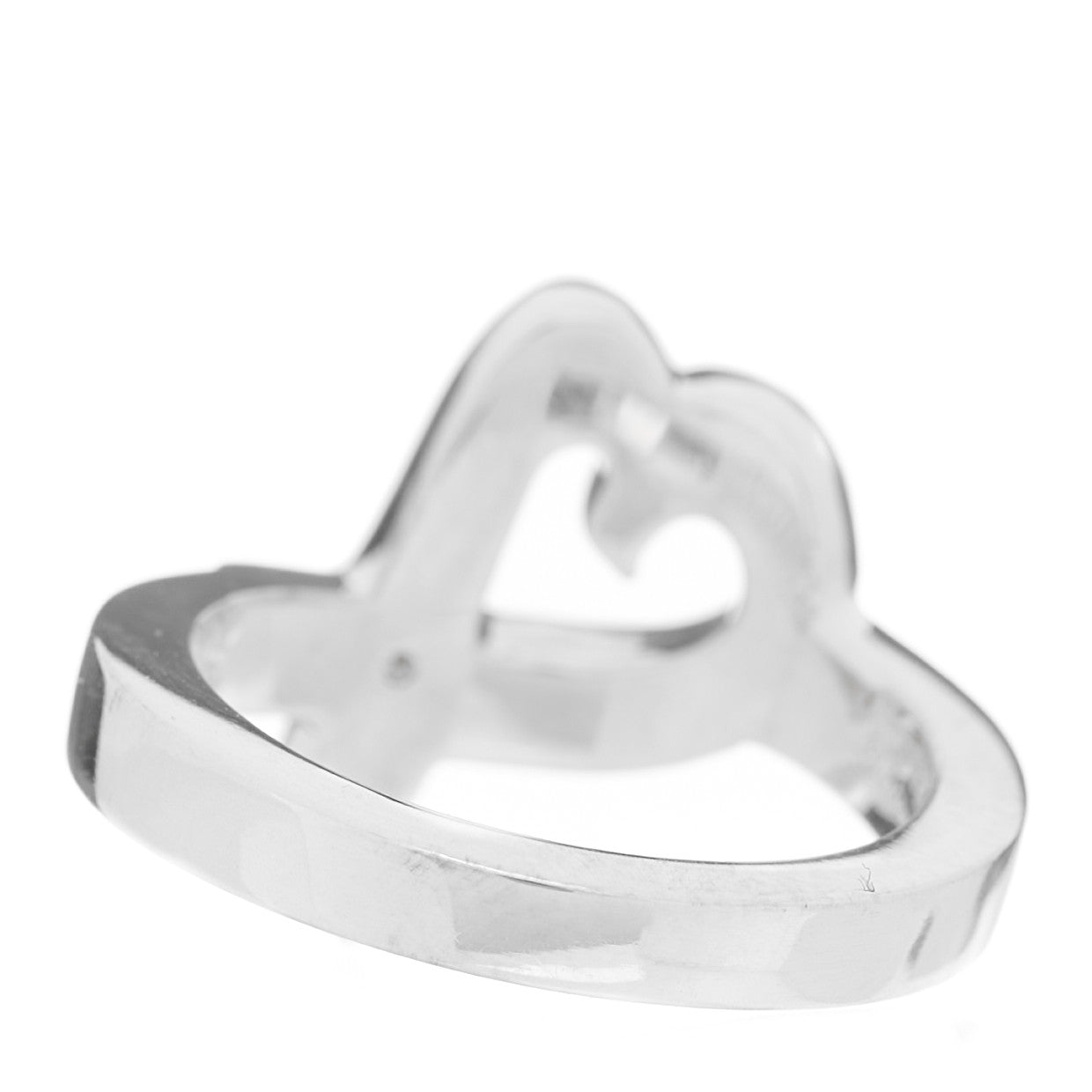 Sterling Silver Diamond Paloma Picasso Loving Heart Ring 49 5