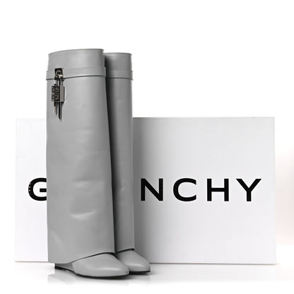 Givenchy Calfskin Shark Lock Pant Boots 39 Grey 17 of 17
