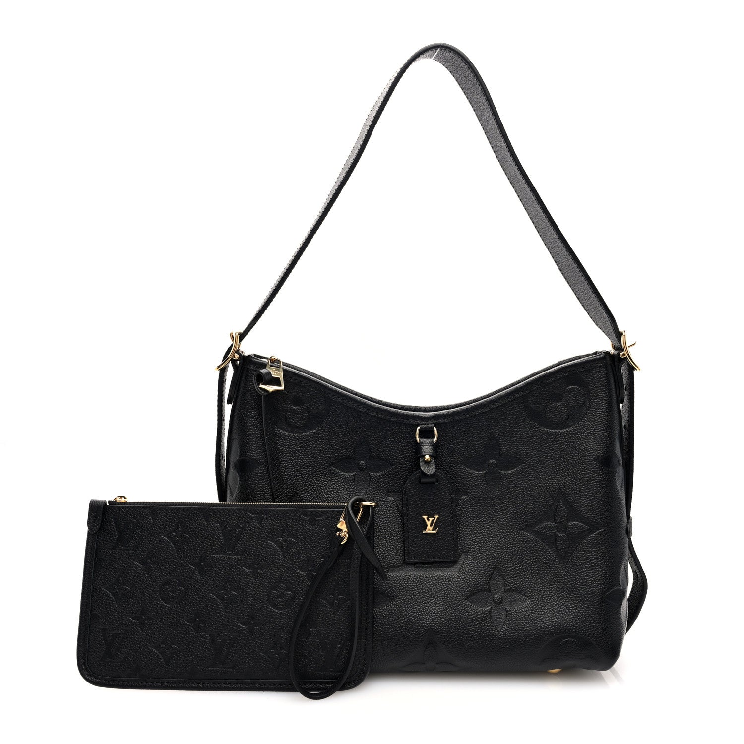 Louis Vuitton Empreinte Carryall PM Black 3 of 10
