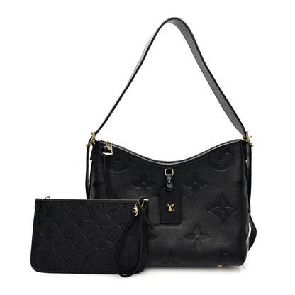 Louis Vuitton Empreinte Carryall PM Black 3 of 10