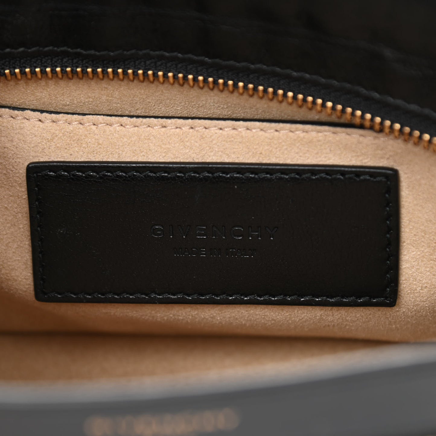 Goatskin Diamond Quilted Pocket Crossbody Black