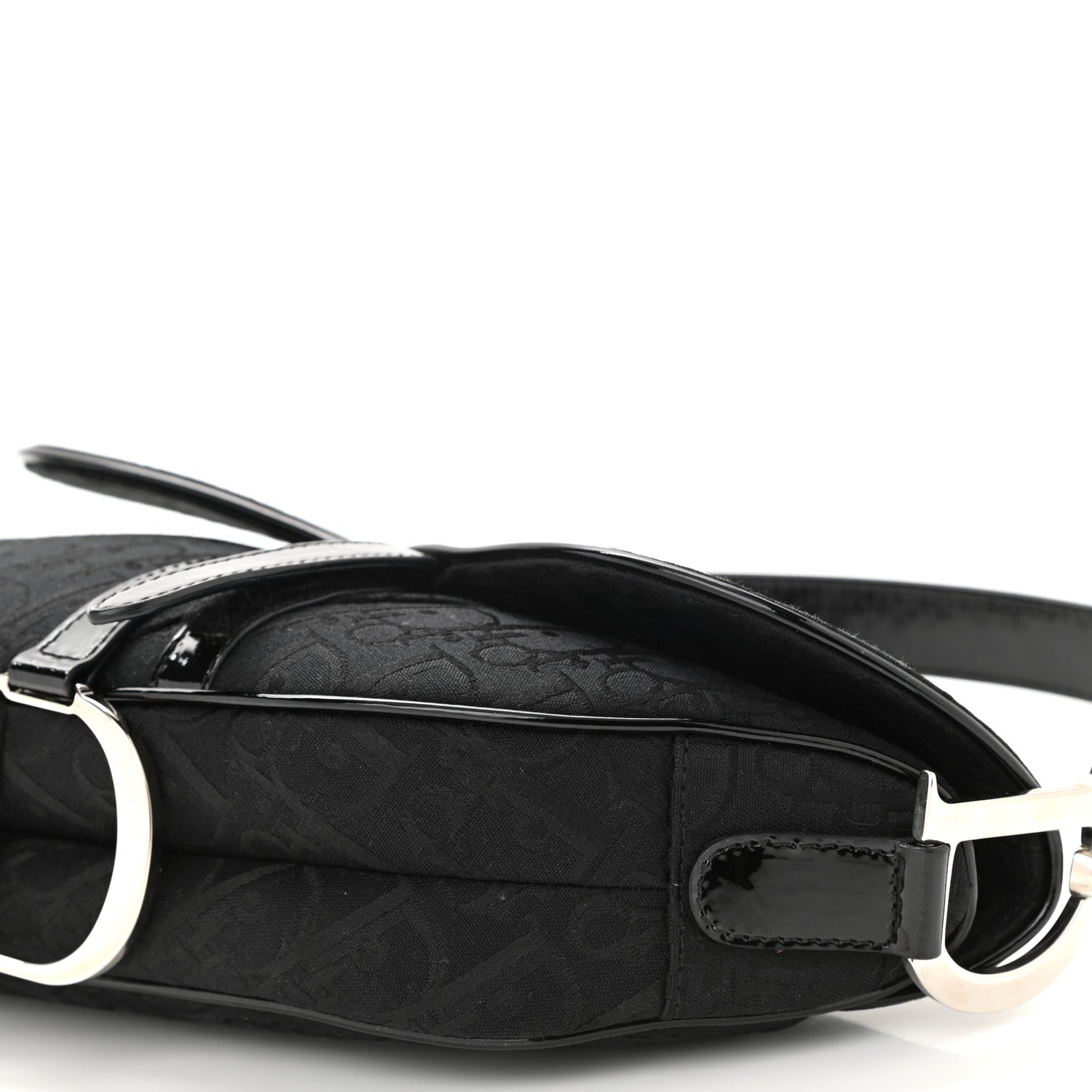 Christian Dior Monogram Saddle Bag Black 7 of 7