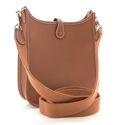 Hermes Taurillon Clemence Evelyne TPM Gold 3 of 12